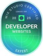 Wix Studio Certified: Developer, Expert
